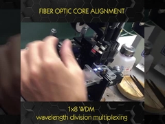 WDM ευθυγράμμισης 1x8 πυρήνων οπτικών ινών πολυδιαυλωτής τμήματος μήκους κύματος