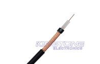 Bare Copper RG59 CATV Coaxial Cable with Solid PE 95% CCA Braid PVC Jacket