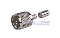 UHF Male Crimp Connectors for RG8 RG58 RG195 RG400 Coaxial Cable