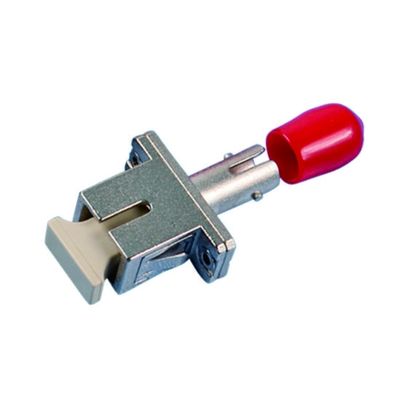 SC-ST SX Hybrid Fiber Optic Adapter with ≤ 0.2dB Insertion Loss Ceramic or Metal Sleeve and Wide Operating Temperature