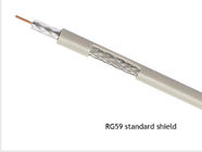 RG59 CATV Coaxial Cable Solid CCS Conductor 95% CCA Braid with PVC Jacket