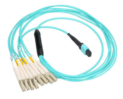 G652D Fiber Unit LSZH Jacket MPO Patch Cord MPO to ST SC LC Fiber Jumper for High-Performance Data Transmission