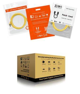 Cat.5e Patch Cord with Stranded Bare Copper Conductor for 100MHz Frequency and LSZH Jacket
