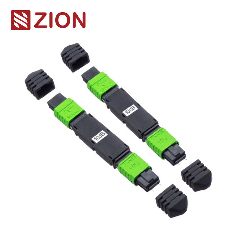 12F MPO Female to Male Plug-in Fixed Fiber Optical Attenuator with 1-20dB Attenuation