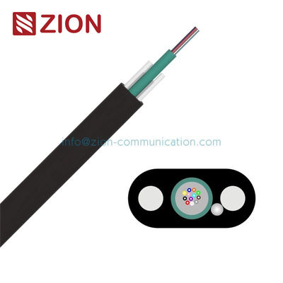 FTTH GYFXBY 1 εσωτερικό υπαίθριο καλώδιο οπτικών ινών 2 4 6 8 πυρήνων με FRP μη μεταλλικό