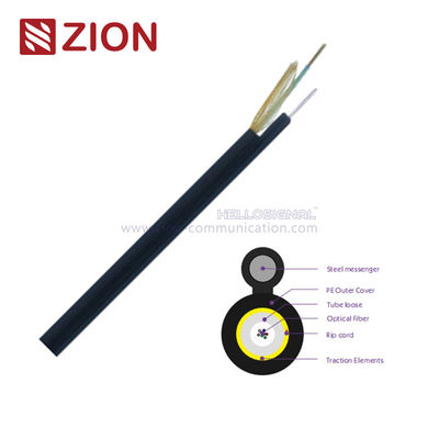 HDPE σωλήνων 4.6x8.8 νημάτων καλωδίων gyxy-8S Aramid οπτικών ινών πτώσης FTTH
