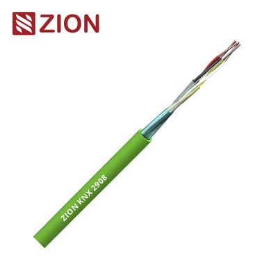 KNX 2PR 0.8mm Γυμνό χάλκινο καλώδιο PE μόνωση Ασπίδα αλουμινίου LSZH περίβλημα