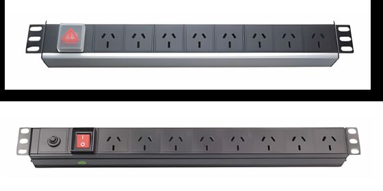 Η μονάδα PDU ZION Standard Rack με θήκη από αλουμίνιο 1U και χωρητικότητα φόρτωσης 60kg για κέντρα δεδομένων